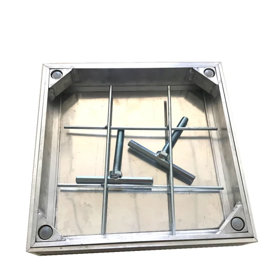 High quality Invisible aluminum manhole cover for road construction well cover