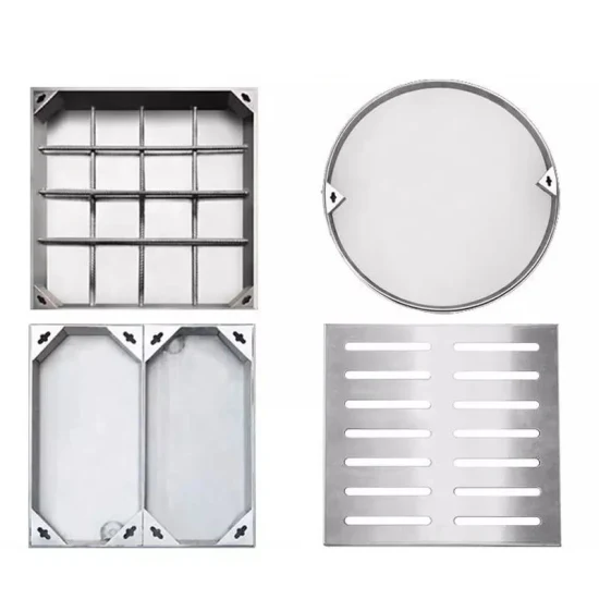 High Quality 600*600mm Durable Manhole Covers Supplier Invisible 201/304/316/316L/316ti/309S Stainless Steel Manhole Covers for Outdoor/Access Drainage
