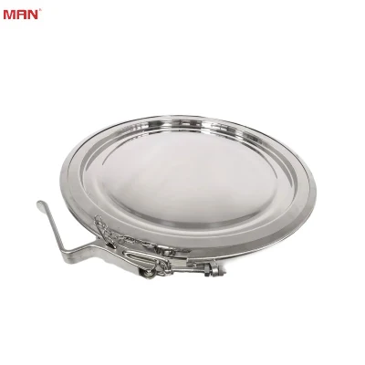 Sanitary Stainless Steel 304 316L Welded Non Pressure Clamp Manhole Cover