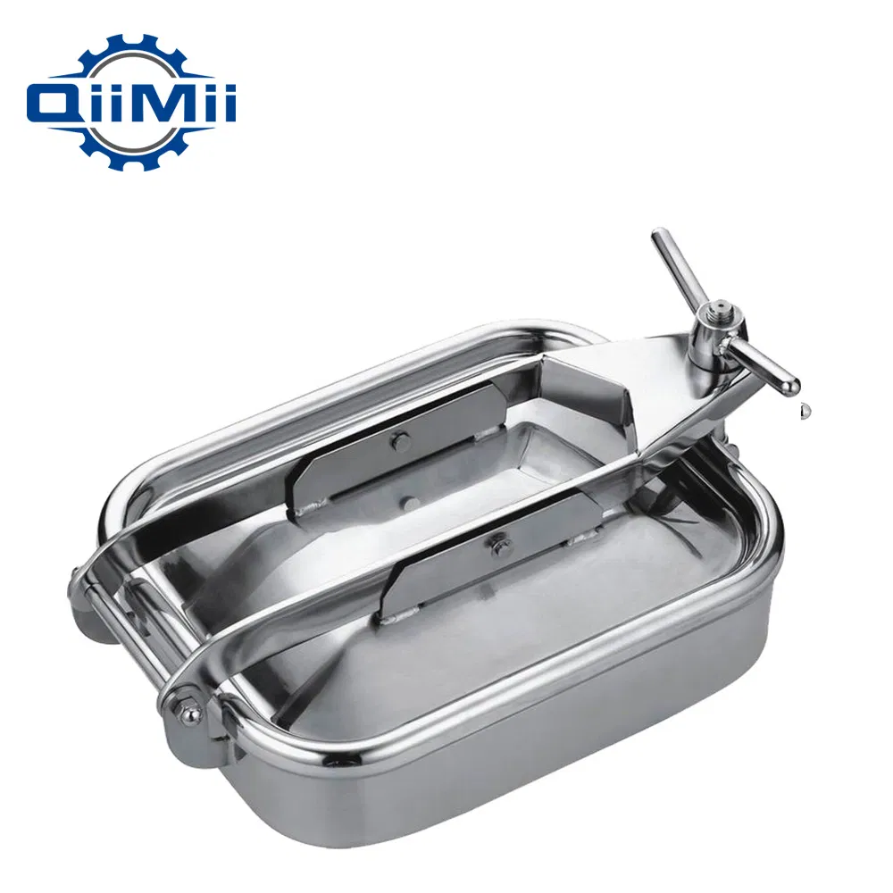 Stainless Steel Hygienic Grade Rectangular Manway/Manhole Cover